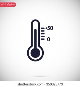 thermometer vector icon