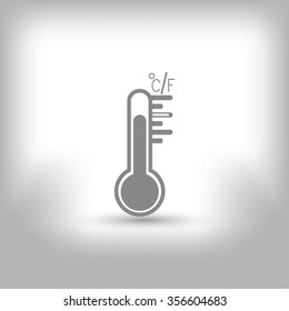 thermometer vector icon
