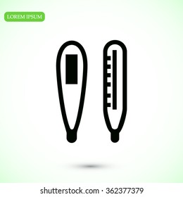 thermometer vector icon