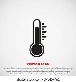 thermometer vector icon