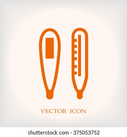 thermometer vector icon