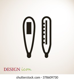 thermometer vector icon