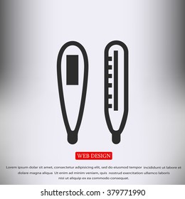 thermometer vector icon