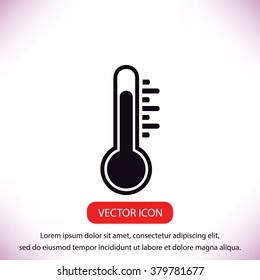 thermometer vector icon
