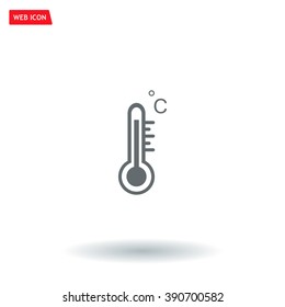 thermometer vector icon