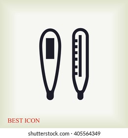 thermometer vector icon