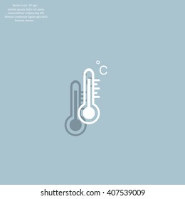 thermometer vector icon