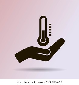 thermometer vector icon
