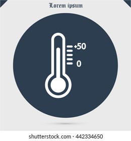 thermometer vector icon