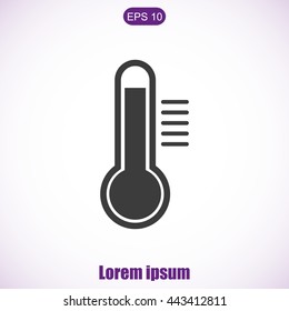 Thermometer vector icon