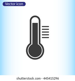 Thermometer vector icon
