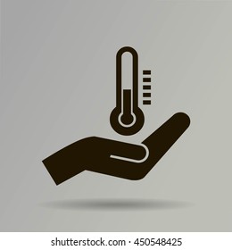 thermometer vector icon