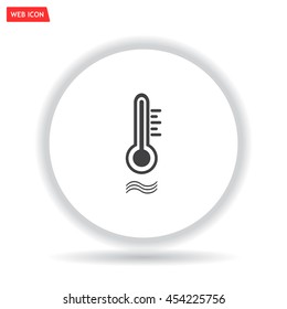 thermometer vector icon