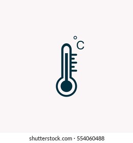 thermometer vector icon