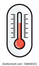 Thermometer vector icon