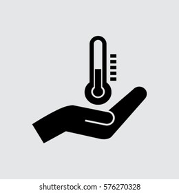 thermometer vector icon