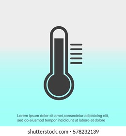 Thermometer vector icon