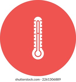 Thermometer vector icon. Can be used for printing, mobile and web applications.