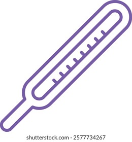 Thermometer vector icon. Can be used for printing, mobile and web applications.