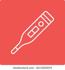 Thermometer vector icon. Can be used for printing, mobile and web applications.