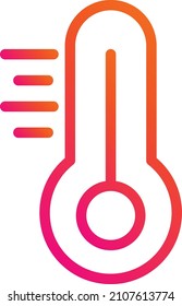 Design-Illustration des Thermometers