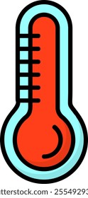 Thermometer Vector Icon Design Symbol