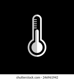 Thermometer - vector icon, flat design