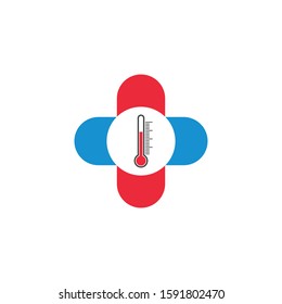 thermometer vector icon illustration design