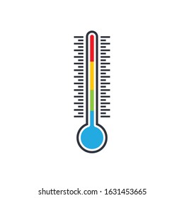 Thermometer vector icon illustration design