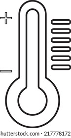 thermometer. Vector icon illustration on white background..eps
