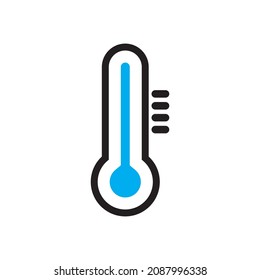 thermometer vector icon illustration symbol