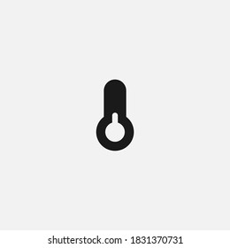 Thermometer vector icon isolated on background. Temperature symbol modern, simple, vector, icon for website design, mobile app, ui. Vector Illustration