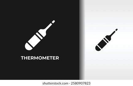 Thermometer Vector, Icon Or Logo Sign Isolated Symbol Illustration