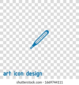 Thermometer-Vektorillustration-Symbol auf weißem Hintergrund