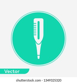 Thermometer vector icon sign symbol