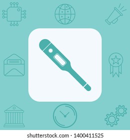 Thermometer vector icon sign symbol