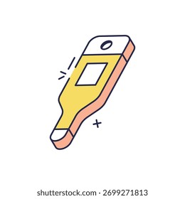 Thermometer vector icon stock illustration