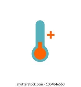 Thermometer vector icon. Temprature symbol. Modern illustration for web and mobile apps design