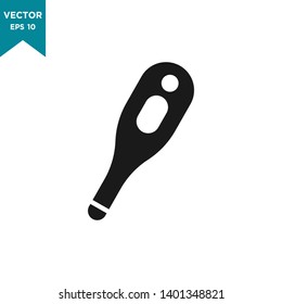 thermometer vector icon in trendy flat design 