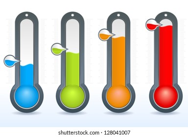 Thermometer Vector Icons