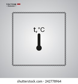 Thermometer , vector illustration, EPS 10