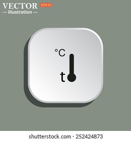 Thermometer , vector illustration, EPS 10