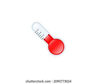 Thermometer vector isolated icon. Emoji illustration. Thermometer vector emoticon