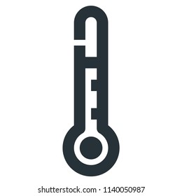 Thermometer Vector Line Icon 32x32 Pixel Perfect. Editable 2 Pixel Stroke Weight. Medical Health Icon for Website Mobile App Presentation