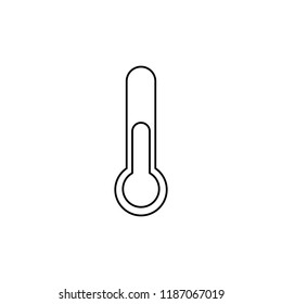 Thermometer Vector Line Icon for website design and development, app development. Premium icon. Logo vector illustration
