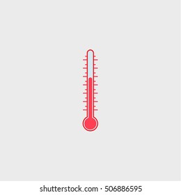 Thermometers icon,flat design