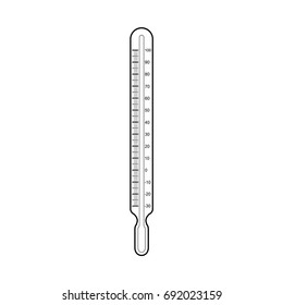 thermometers  Vector illustration
