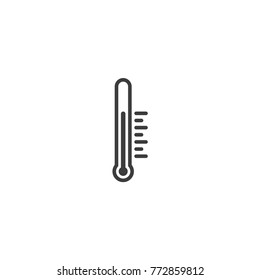 Thermometr line icon. Vector