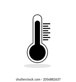 thermometr vector icon, flat design vector icon