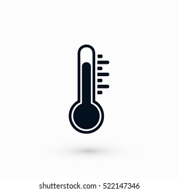 thermometr vector icon, flat design best vector icon